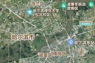 哈尔滨市地图